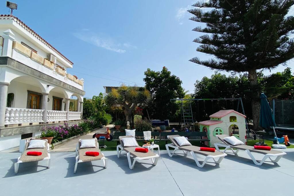 2 Apartments With Private Pool At Villa Diaz Aleman Salobre  Dış mekan fotoğraf